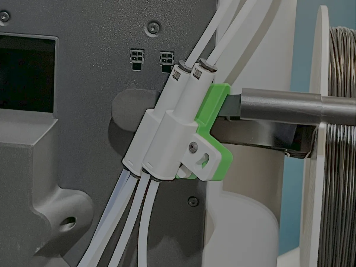 Bambu Lab H2D 双 4 合 1 PTFE 转接头支架 来自 codebender MakerWorld:免费下载 3D 模型