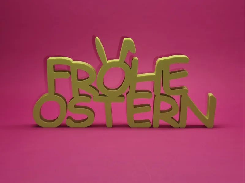 Frohe Ostern zum hinstellen