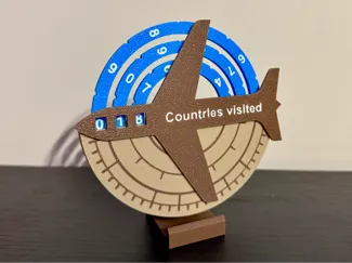 Contador de Países Visitados