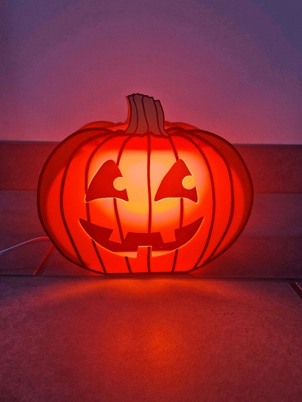 Halloween - Citrouille lumineuse