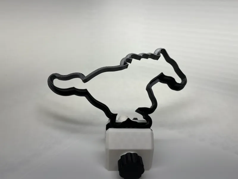 Mustang logo cookie cutter