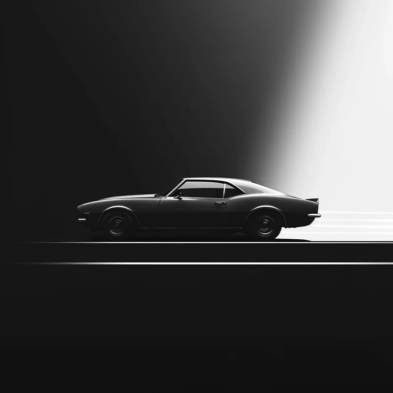 Vintage Car 2D Art HueForge