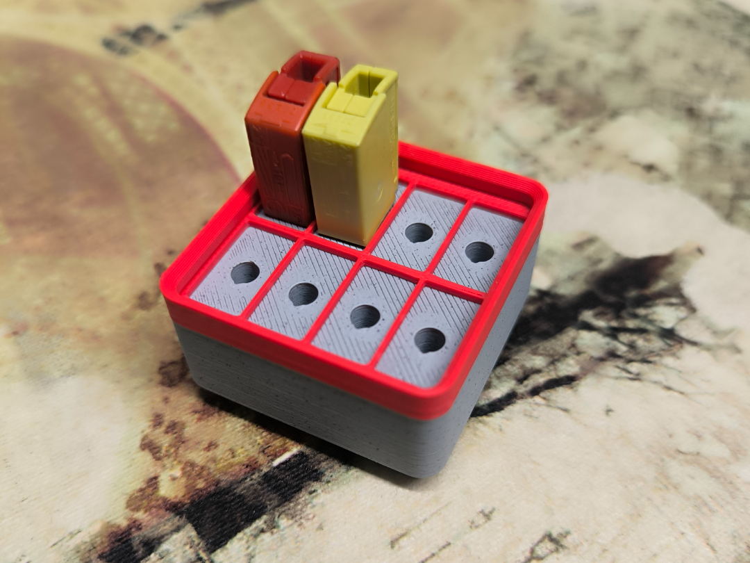 Wago 215 series gridfinity bin