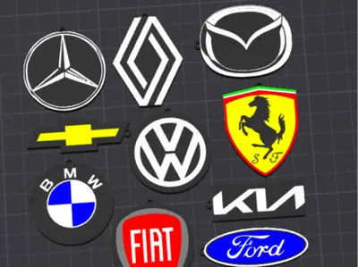 Car Logos Keychains 
