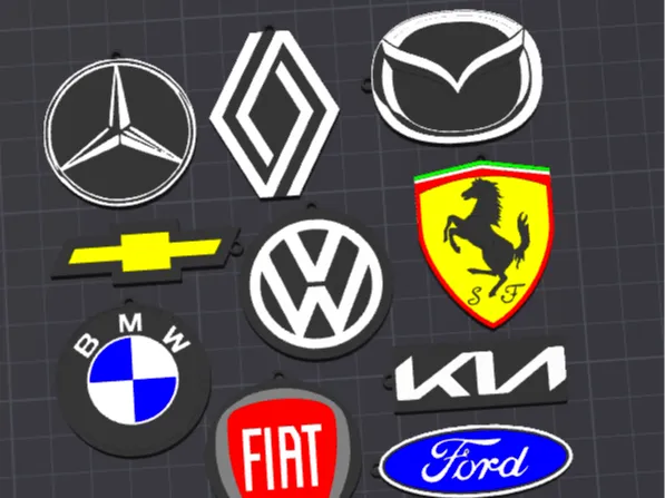 Llaveros logos Autos 