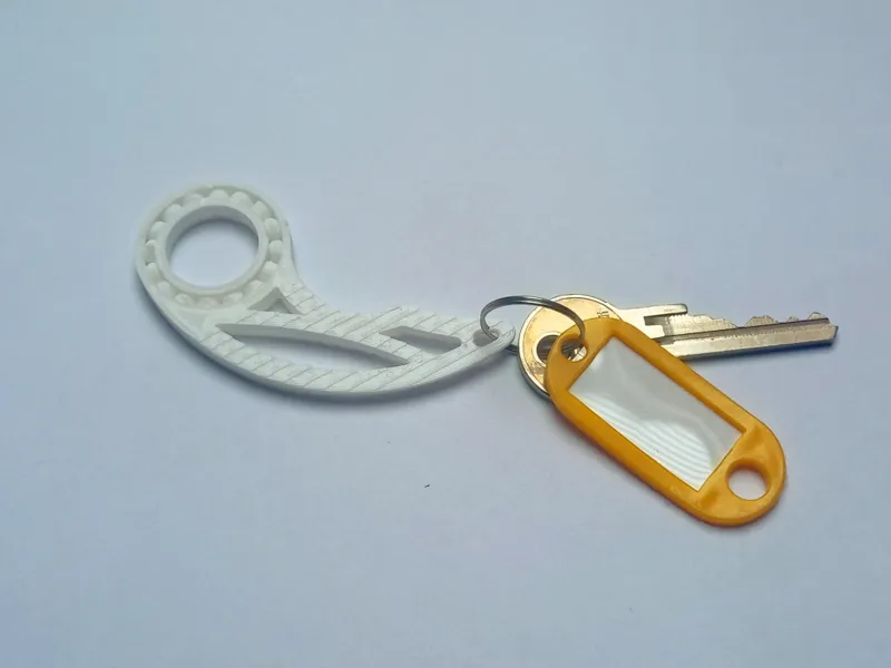 Spinning Keychain with Bearing
