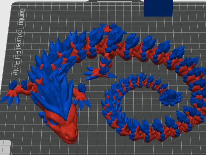 crystal dragon - Free 3D Print Model - MakerWorld