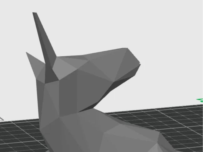 Licorne Low Poly – Élégance Géométrique à Imprimer