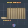 Clicker Base (Ribbed) - Bottom Hook (No Support)
