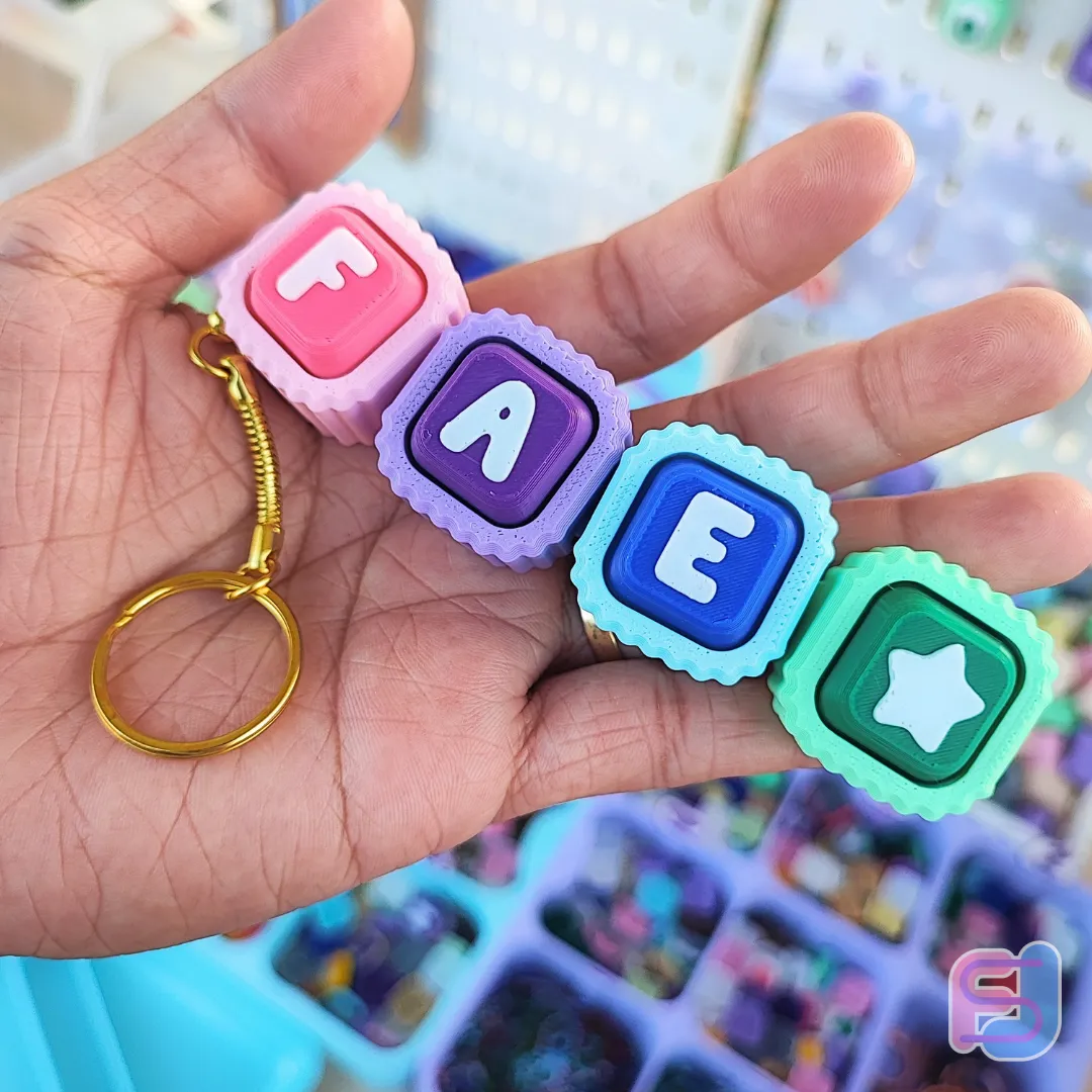 Articulated Modular Fidget Clicker Flexi Toy view 4