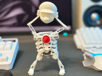 Wind-up Dancing Skeleton Toy - Super Mario
