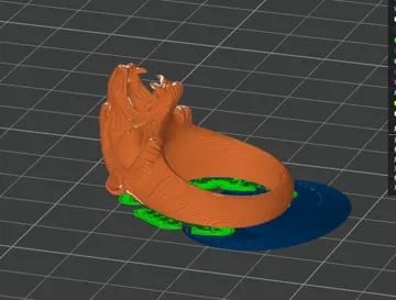 Accesorio para impresora 3D: 虎头戒指,通用内径尺寸 — vista de referencia 4