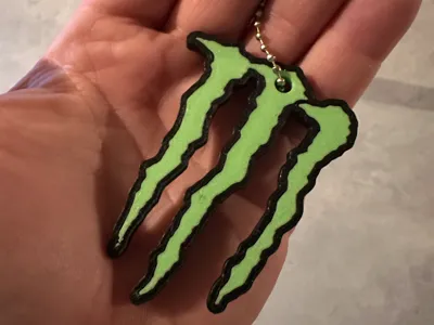 Monster Energy Keychain