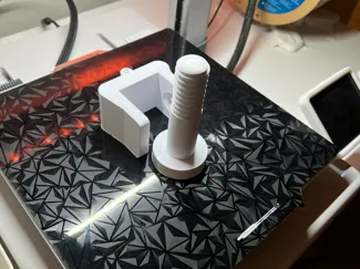 Headphone desk clamp with mic holder