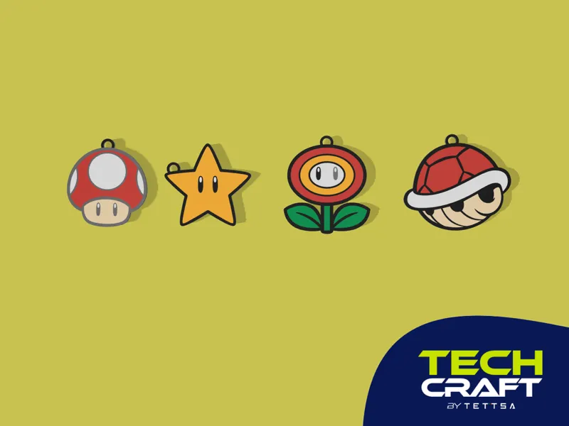 Super Mario Bros Keychains
