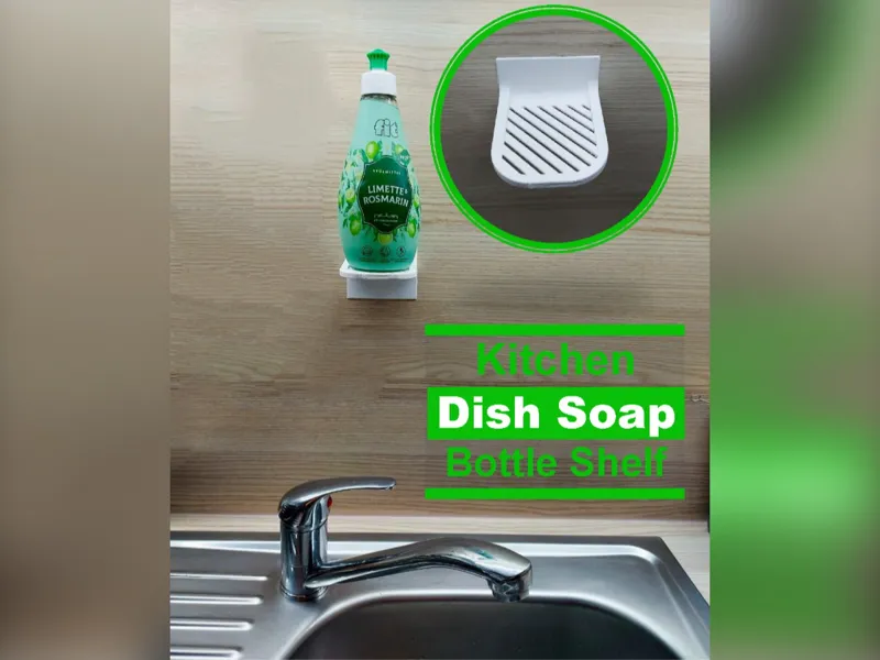 Wall Dish Soap Shelf / Spülmittel Halter / Regal