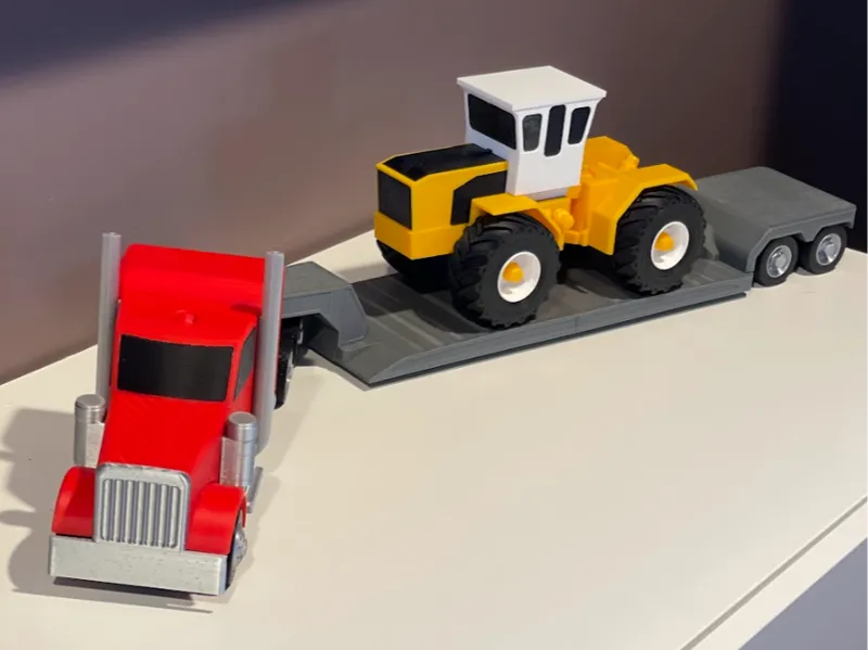 Low Boy Trailer for Peterbilt