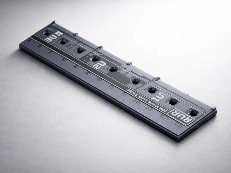 The Rack Unit Ruler - helper for home rackers - 3U