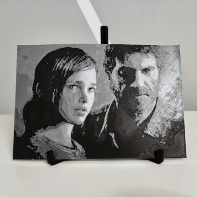 Hueforge The last of us - Joel & Ellie by GianpaoloVenafro MakerWorld ...