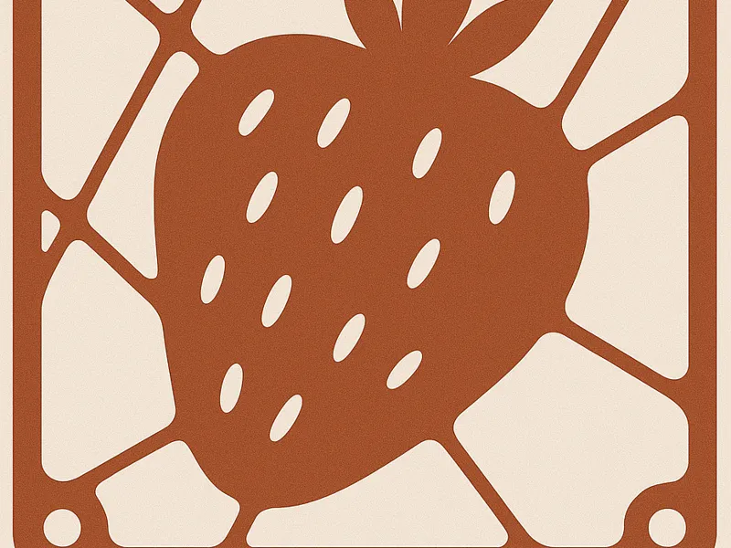 Strawberry Fan Cover