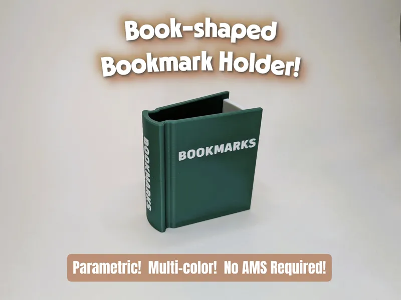Book-shaped Bookmark Holder | Multicolor | No AMS