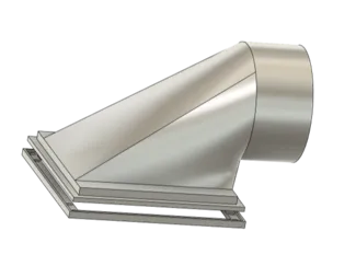 H2S / H2D / H2C 打印机专用 100mm 磁吸后部外排接口 (免工具快拆版)