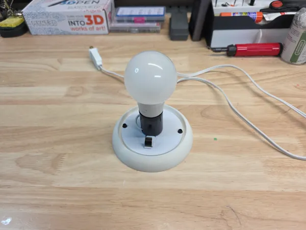 Socle lampe Étoile de la Mort