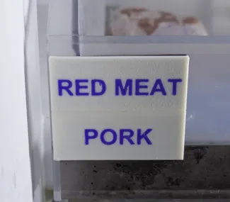 Keep your freezer organized - 30 shelf labels
