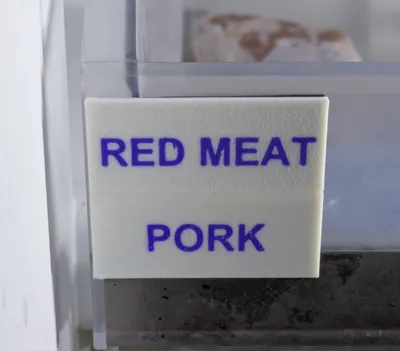 Keep your freezer organized - 30 shelf labels