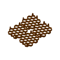 Plaques hexagonales de renfort pour tondeuse robot — photo 2