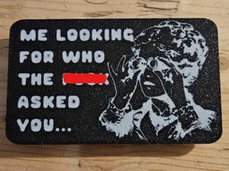 Who asked you sign