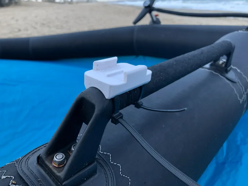 Support gopro pour tube de 25mm (avec rizlan)