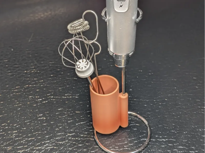 Mixer/Milk Frother Attachment Holder