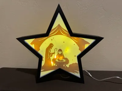 Nativity Tree Topper or Display