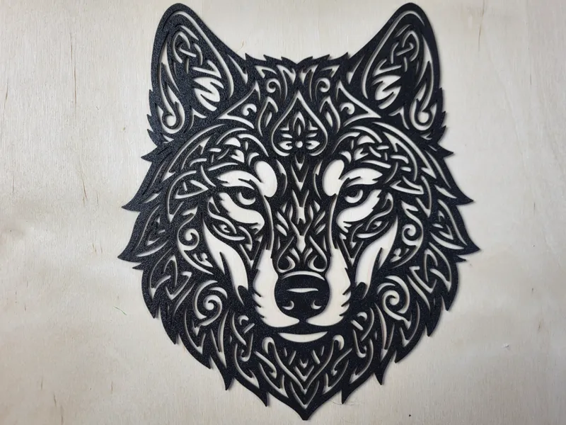 Tribal Wolf Wall Art