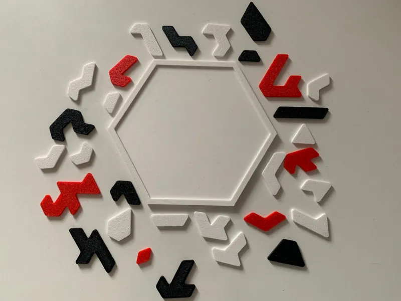 Gridlock Hexagonal Puzzle
