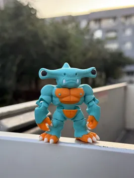Modelo para impresión 3D: Flexi Mini Monsters: Hammerhead Shark — vista de referencia 5