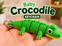 Croc Keyring (Standard Quality)