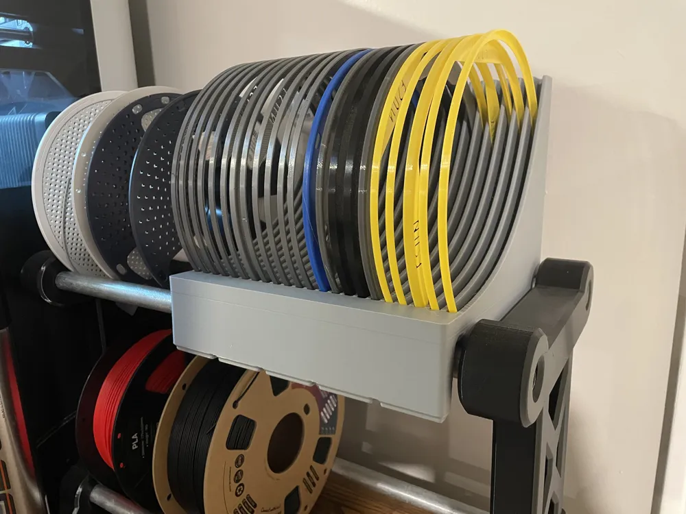 Spool adapter holder- gridfinity - filament rack by DulaCore MakerWorld ...