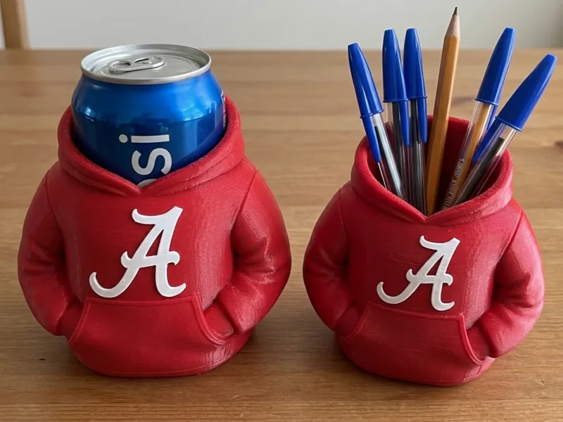 ALABAMA CRIMSONS CAN KOOZIE AND PEN HOLDER SET