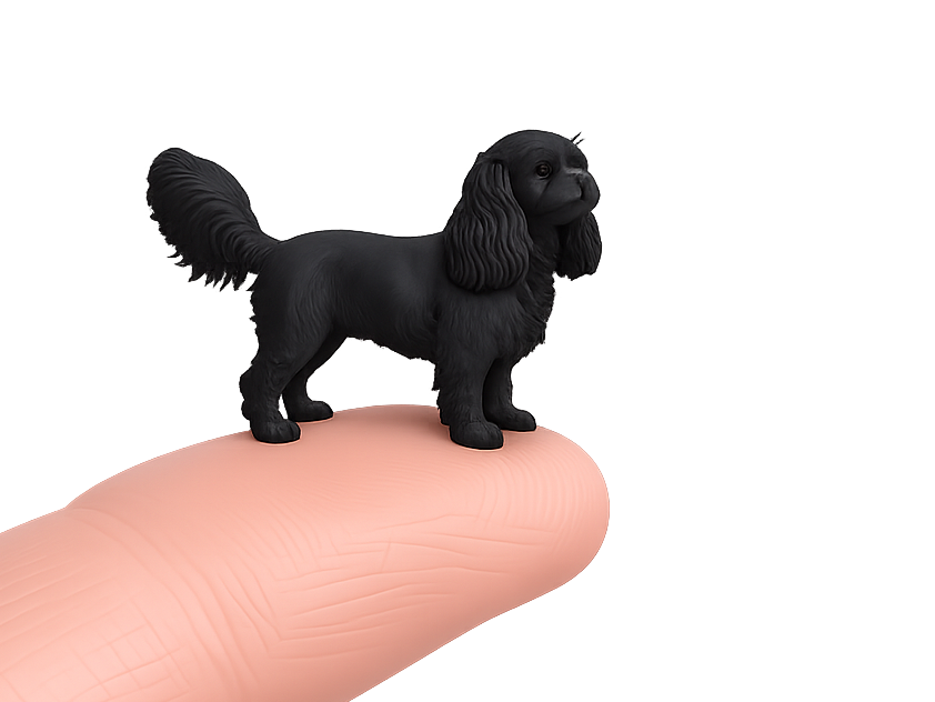30mm Dog Miniatures - #13 Cav. King CharlesSpaniel