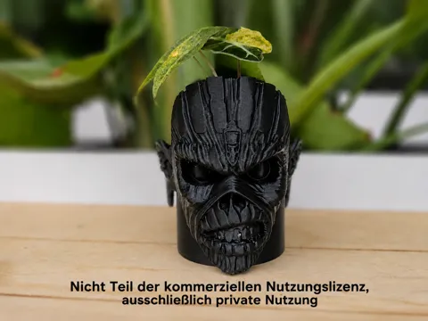 Maceta decorativa: Eddie-inspirierter Planter – Version 1 — referencia de MakerWorld