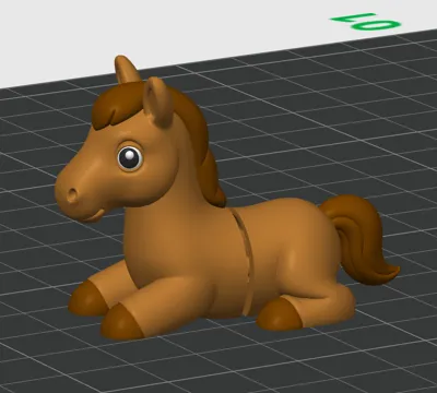 Flexi horse Free 3D Print Model MakerWorld — free download