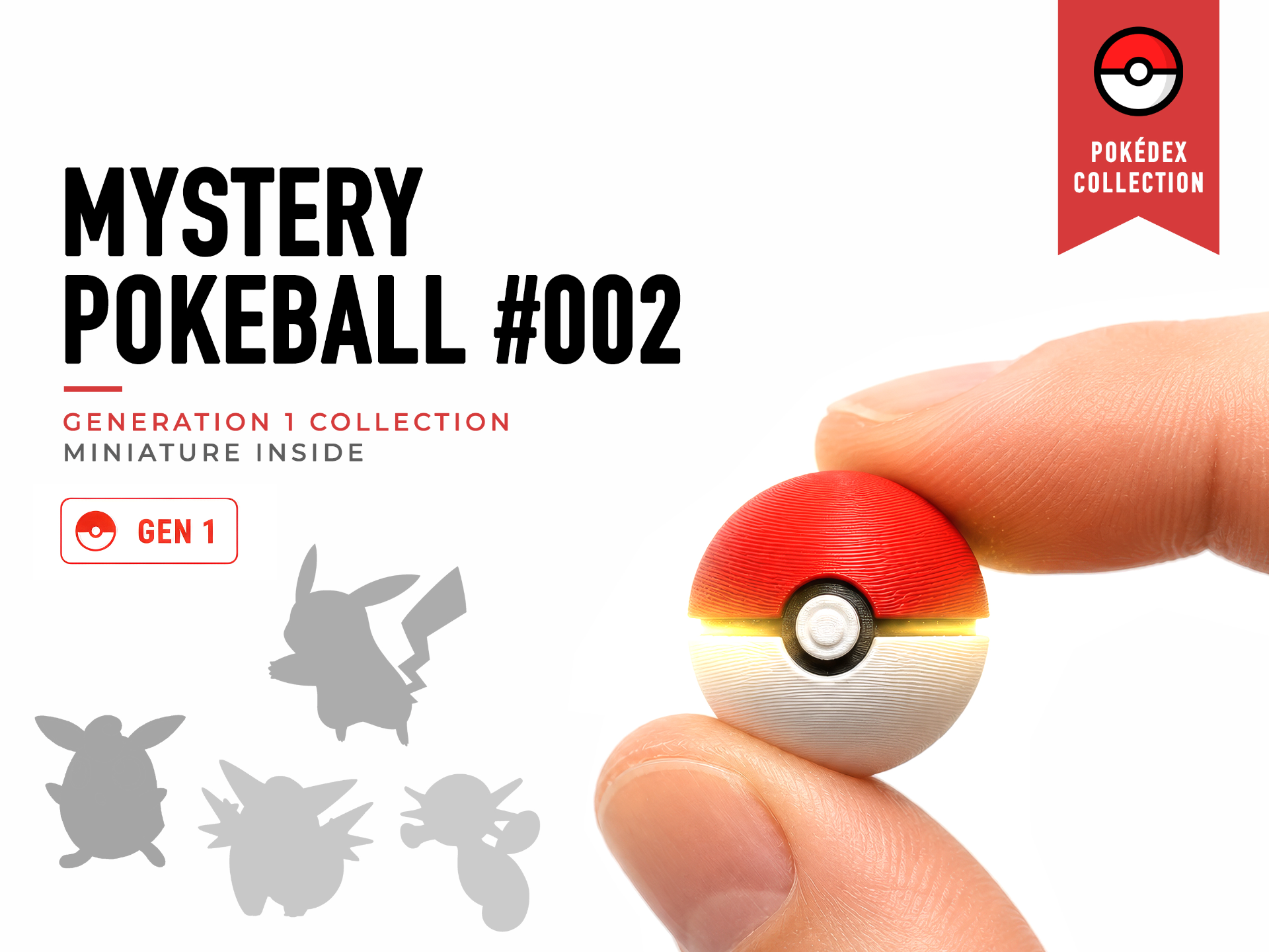 Tiny Mystery Pokeball 002 - Mini Pokemon Series