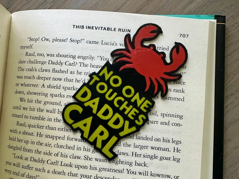 Raul bookmark - Dungeon Crawler Carl