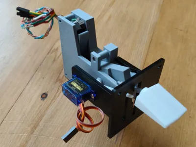 Flaps Lever for Cessna 172, using microswitches
