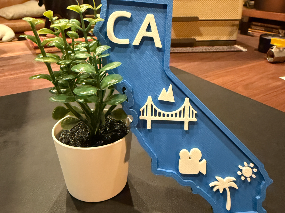 Snap-Together USA Map Puzzle: 01 - California (CA)