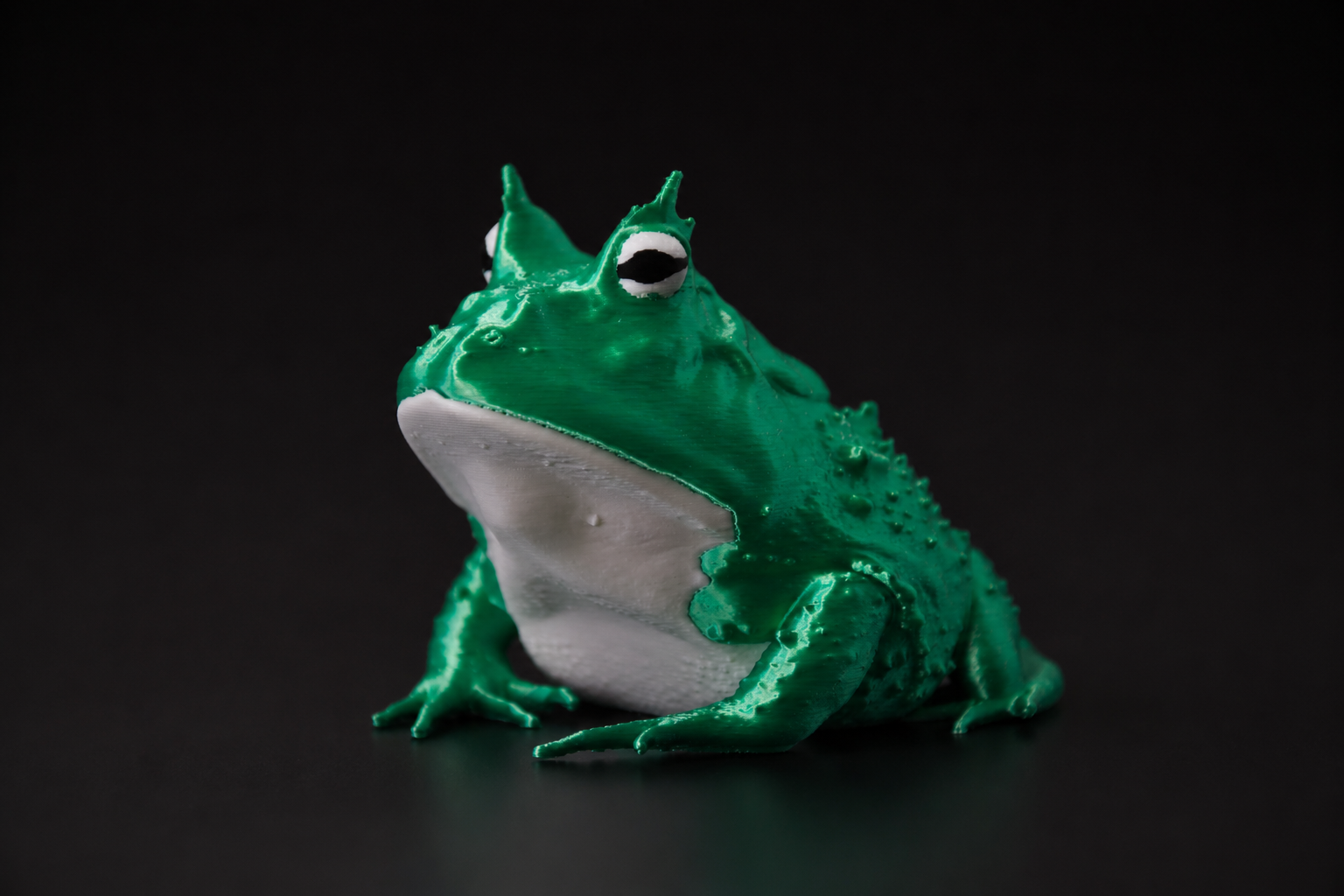 Miniatura 2 do modelo 3D Horned Frog Desk Buddy