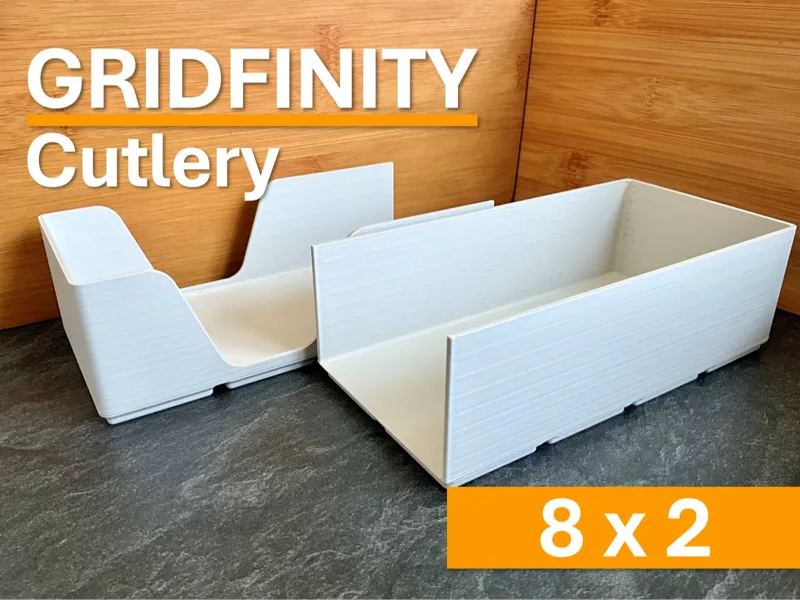 8x2 Gridfinity Besteck Organizer