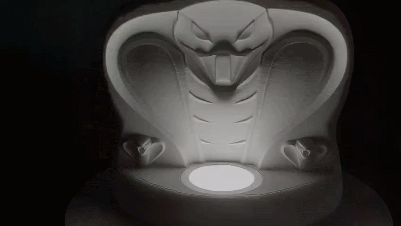 Cobra Lamp – LED Snake Eye Illusion Night Light
